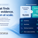 Synthesa AI abstract screening validation